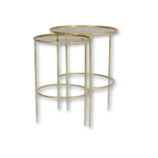 2631- set de 2 tables de salon