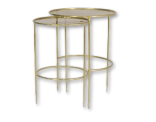 2631- set de 2 tables de salon