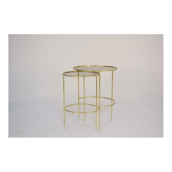 2631- set de 2 tables de salon