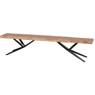 Kbar- 004 Banc 220 cm acacia Live Edge