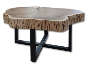 Table de salon Kbar New bois d'acacia