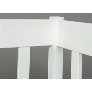 Lit avec sommier 90x200 cm Sintro blanc