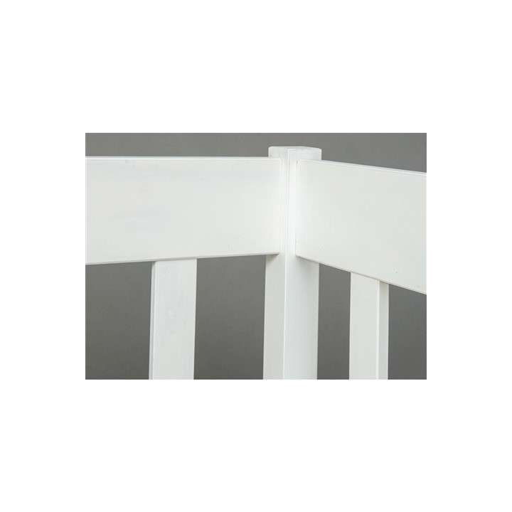 Lit avec sommier 90x200 cm Sintro blanc