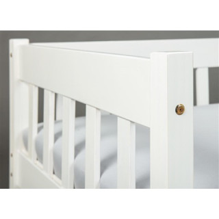Lit avec sommier 90x200 cm Sintro blanc