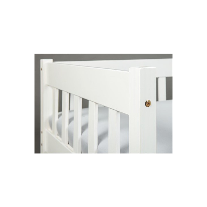 Lit avec sommier 90x200 cm Sintro blanc