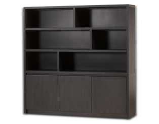Armoire Milanello 3P noir