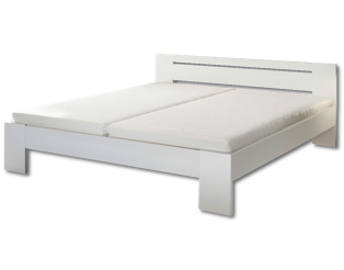 Lit 180x200 Cannes blanc