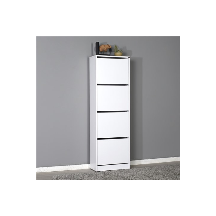 Meuble à chaussures SHC-340-BB-1 blanc