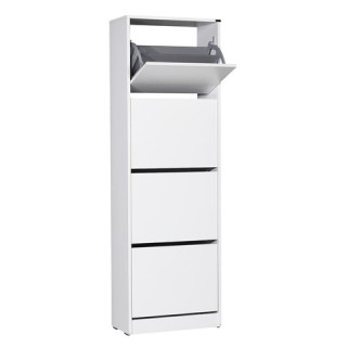 Meuble à chaussures SHC-340-BB-1 blanc