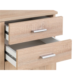 Commode 2T/2P Mike chêne sonoma