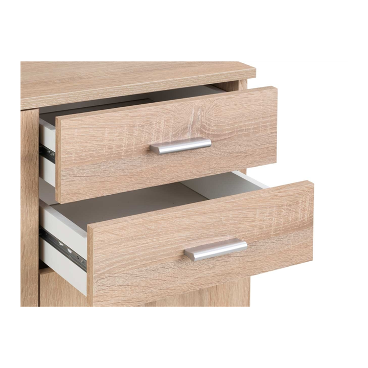Commode 2T/2P Mike chêne sonoma