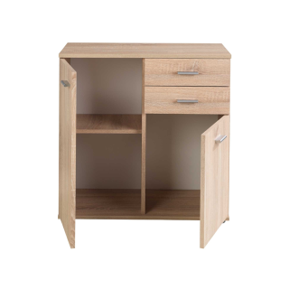 Commode 2T/2P Mike chêne sonoma