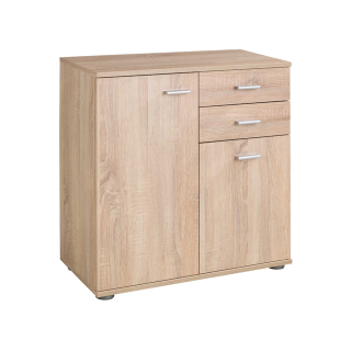 Commode 2T/2P Mike chêne sonoma