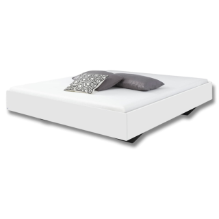 Cadre de lit blanc mat 180 cm x 200 cm Phoenix