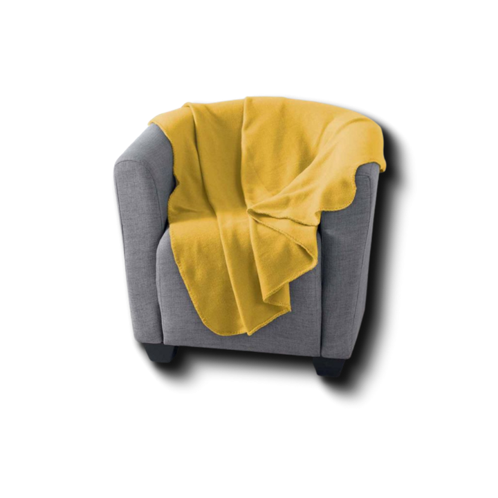 Plaid Milou jaune