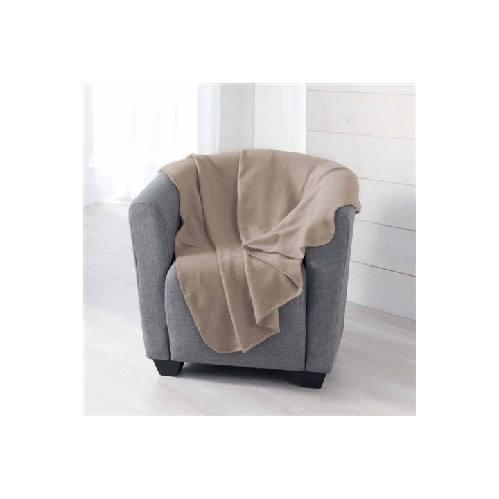 Plaid Milou taupe