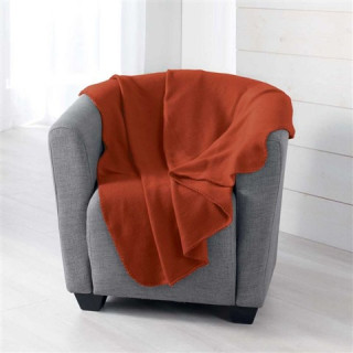 Plaid Milou terracotta