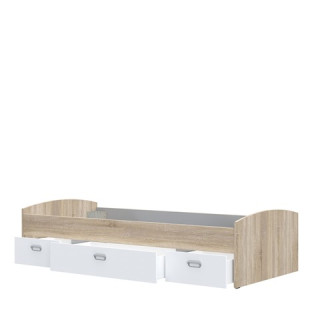 Lit 90x200 Mia chêne sonoma