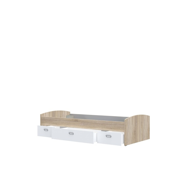 Lit 90x200 Mia chêne sonoma