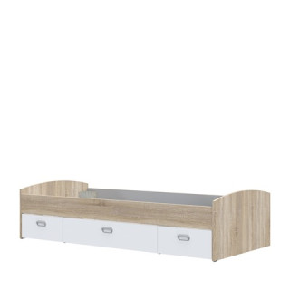 Lit 90x200 Mia chêne sonoma