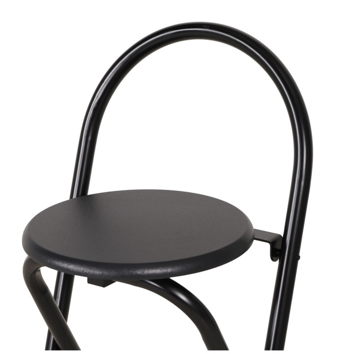 Tabouret pliant ZF0108C noir