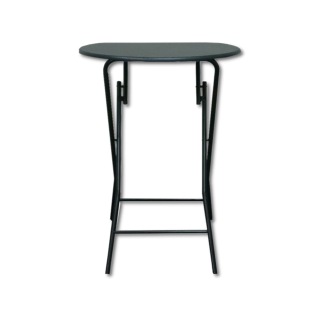Table haute ZF0109F noir mat