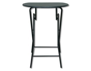 Table haute ZF0109F noir mat