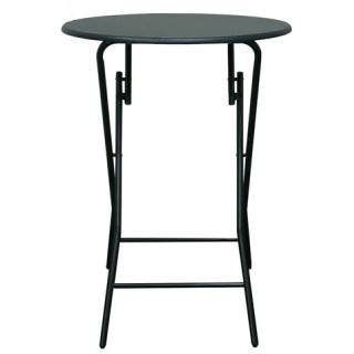 Table haute ZF0109F noir mat