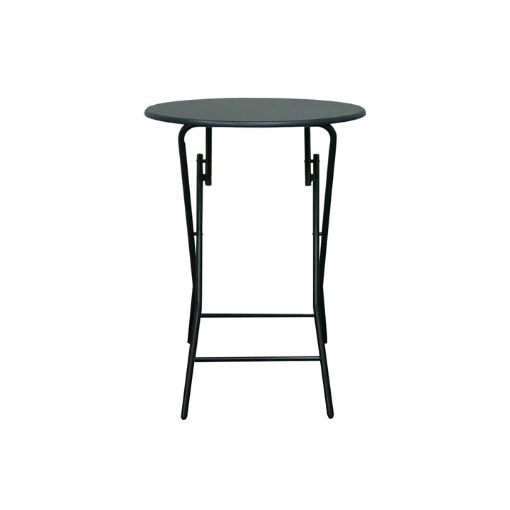 Table haute ZF0109F noir mat