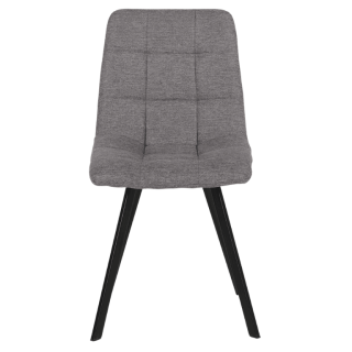 Chaise Stella tissu gris