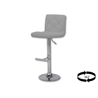 Tabouret de bar Ovied Pu Gris 5513-4