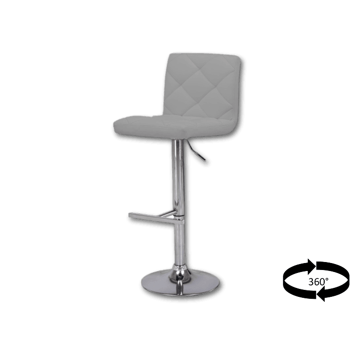 Tabouret de bar Ovied Pu Gris 5513-4