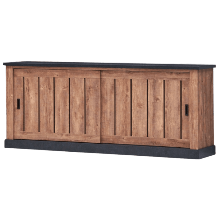 Dressoir Etienne industrial oak/noir