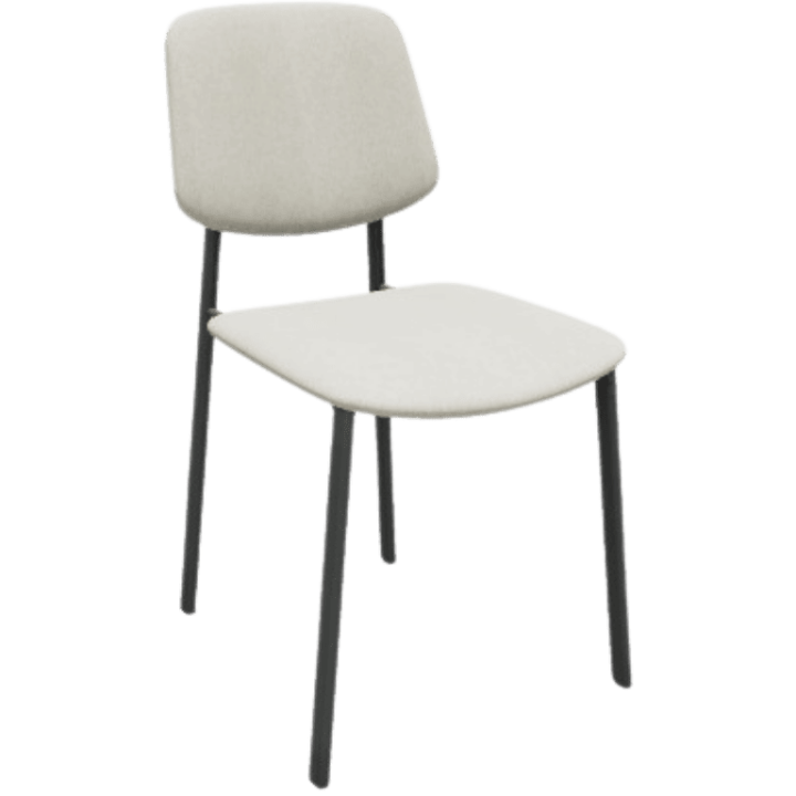 Chaise Lugano blanc