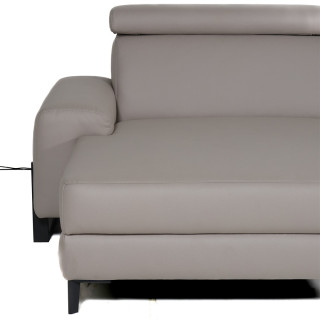 Salon d'angle Dalvik gris clair