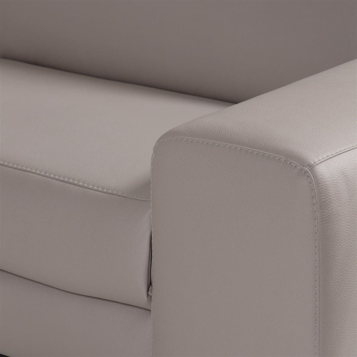Salon d'angle Dalvik gris clair