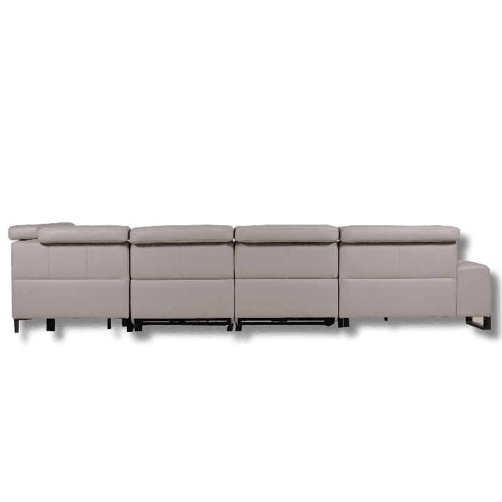Salon d'angle Dalvik gris clair