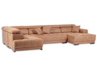 Salon d'angle Rimini cognac