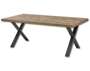 Table Owen 200x100 cm pied "X" TF1915