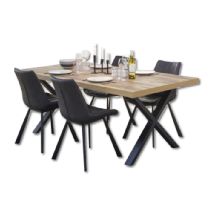 Table Owen 200x100 cm pied "X" TF1915