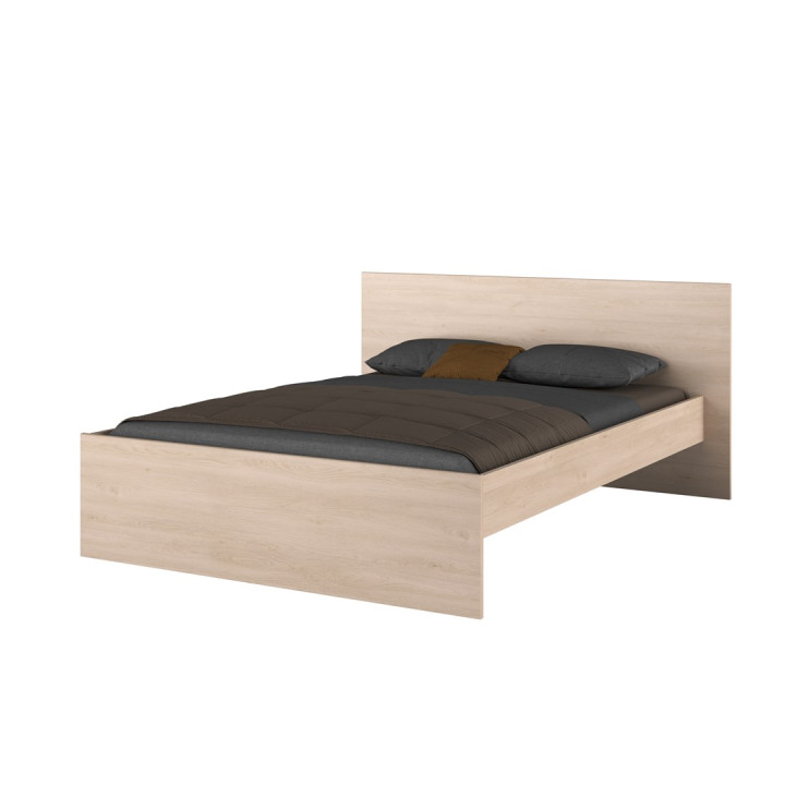 Lit 160x200 Bridge chêne artisan/noir