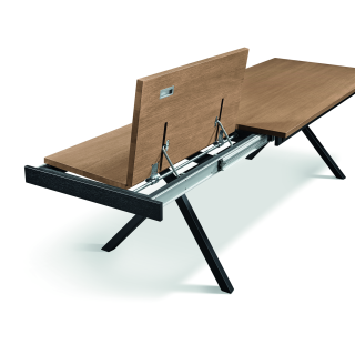 Table rectangulaire extensible allongeable 180 - 280 cm Jura