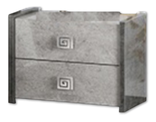 Chevet Debora gris