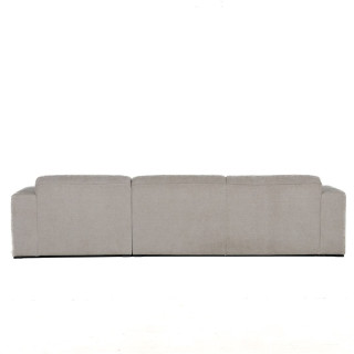 Salon d'angle droit Ezra gris