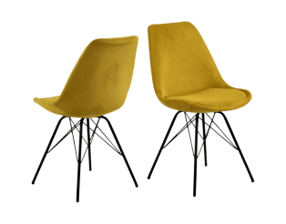 Prix spécial - lot de 2 chaises Eris dining Yellow Wind 90