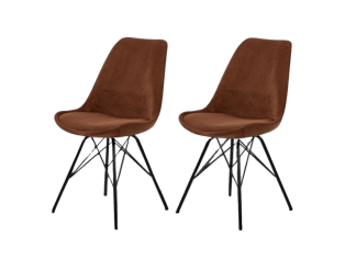 Prix spécial - lot de 2 chaises Eris dining copper wind 100