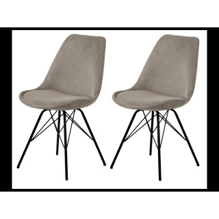 Prix spécial -  Lot de 2 chaises Eris dining Chair beige wind 70