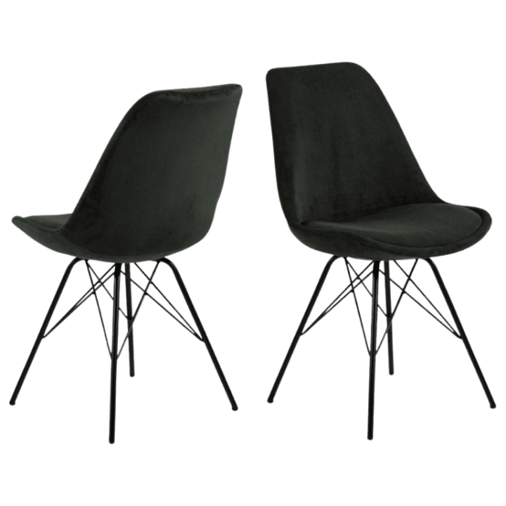 Prix spécial - lot de 2 chaises Eris Olive Green Wind 180