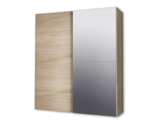 Armoire 2 portes Kaikais chêne sonoma