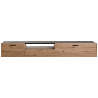 Meuble tv Vitruvia blanc laqué